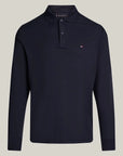 Polo manches longues Tommy Hilfiger marine | Goergespaul