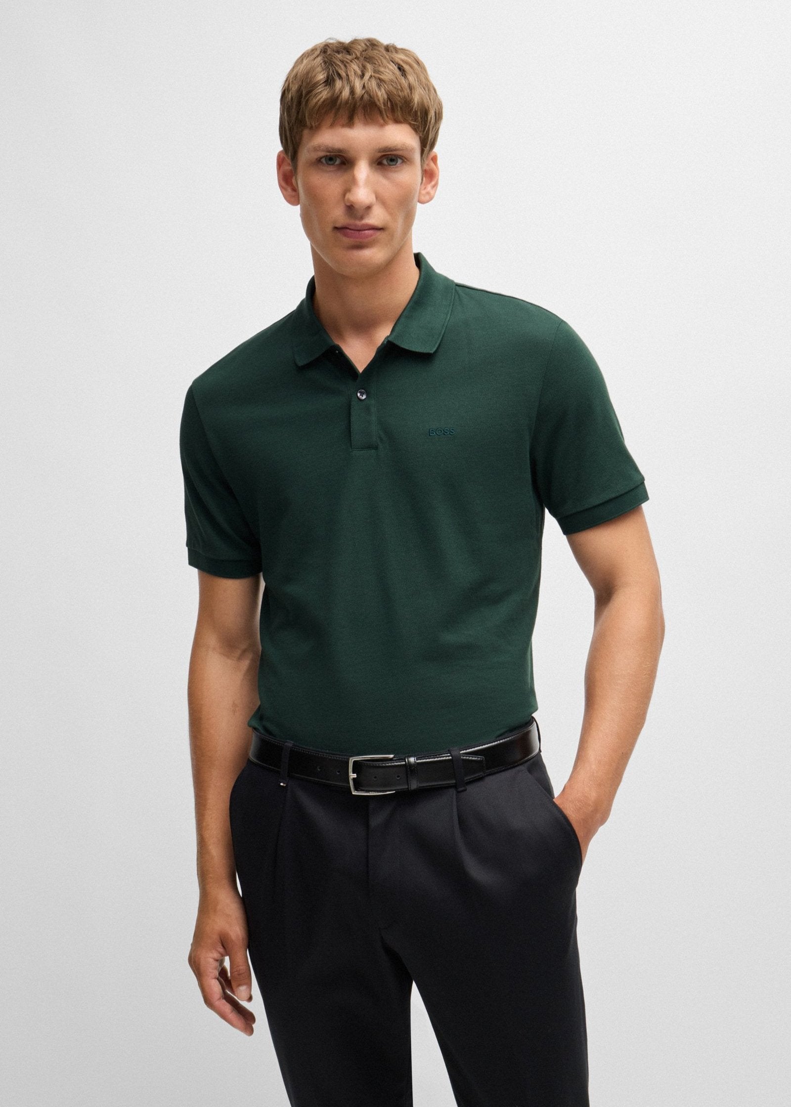 Polo BOSS vert pout homme | Georgespaul