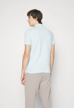Charger l&#39;image dans la galerie, Polo homme BOSS ajusté bleu clair en coton stretch | Georgespaul 
