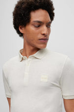 Afbeelding in Gallery-weergave laden, Polo homme BOSS beige clair en coton stretch | Georgespaul
