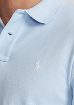 Charger l&#39;image dans la galerie, Polo homme Ralph Lauren cintré bleu en coton piqué | Georgespaul
