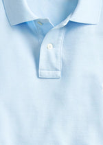 Charger l&#39;image dans la galerie, Polo homme Ralph Lauren cintré bleu en coton piqué | Georgespaul
