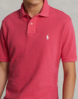 Polo Ralph Lauren cintré rose en coton piqué - Georgespaul