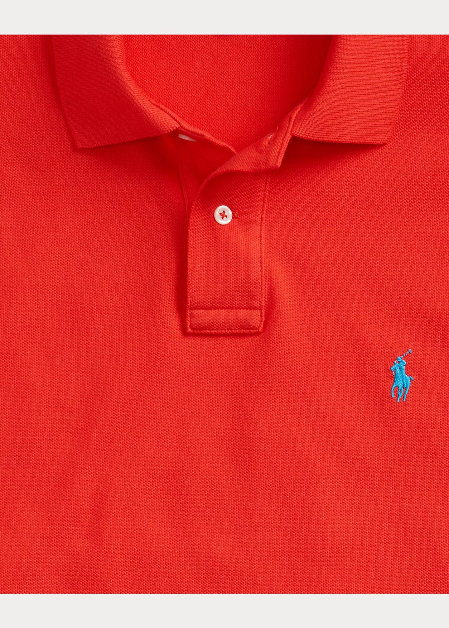 Polo homme Ralph Lauren cintré rouge | Georgespaul