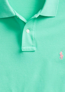 Polo homme Ralph Lauren cintré vert | Georgespaul