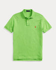 Polo Ralph Lauren cintré vert en coton piqué - Georgespaul