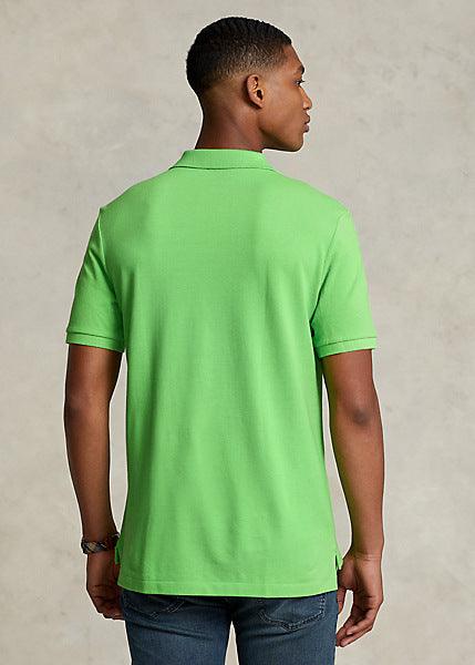 Polo Ralph Lauren cintré vert en coton piqué - Georgespaul