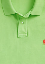 Laden Sie das Bild in den Galerie-Viewer, Polo homme Ralph Lauren cintré vert en coton piqué | Georgespaul
