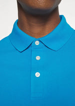Charger l&#39;image dans la galerie, Polo homme Tommy Hilfiger ajusté bleu en coton bio stretch | Georgespaul 
