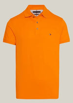 Charger l&#39;image dans la galerie, Polo homme Tommy Hilfiger ajusté orange en coton bio | Georgespaul

