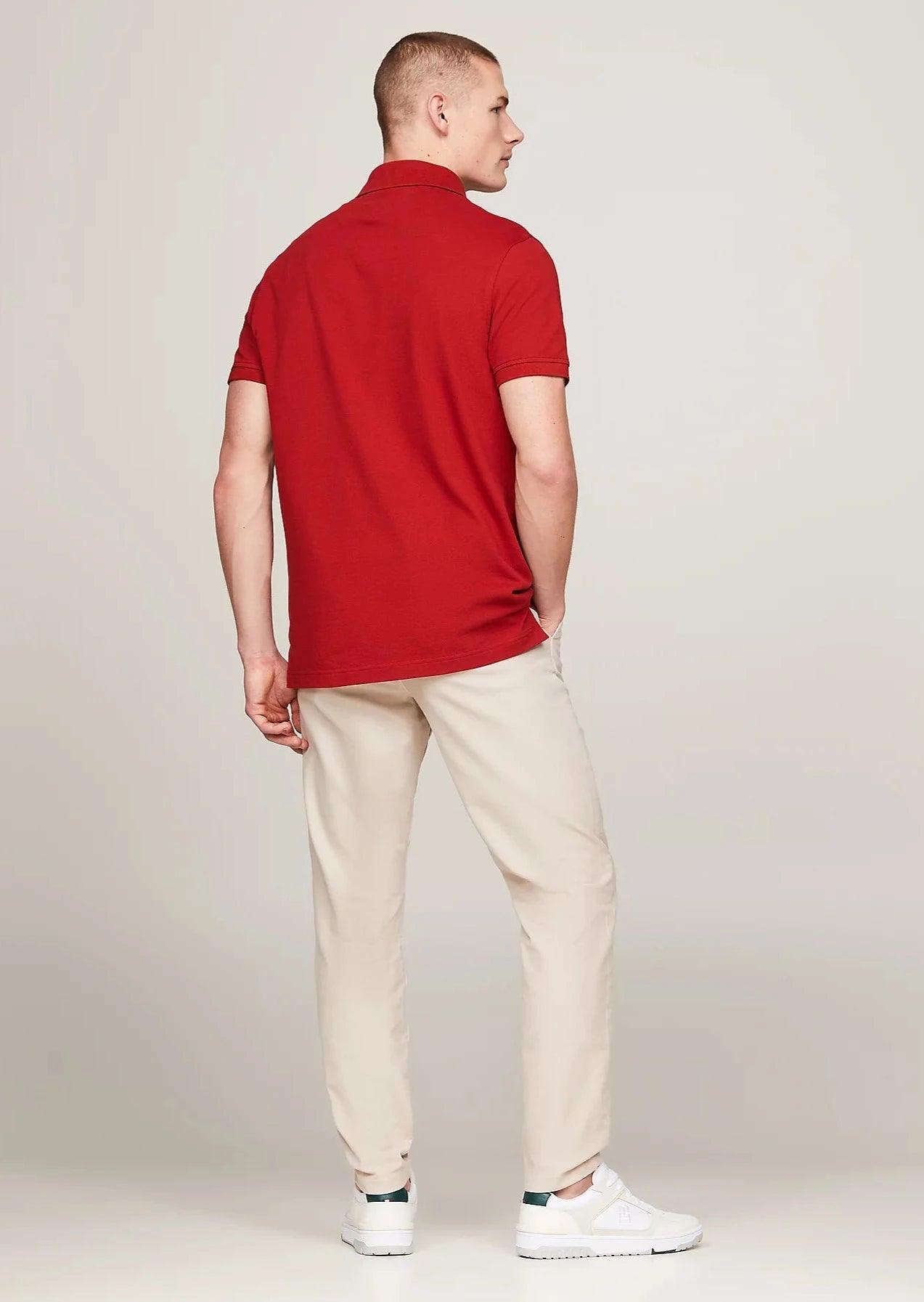 Polo Tommy Hilfiger rouge - Georgespaul