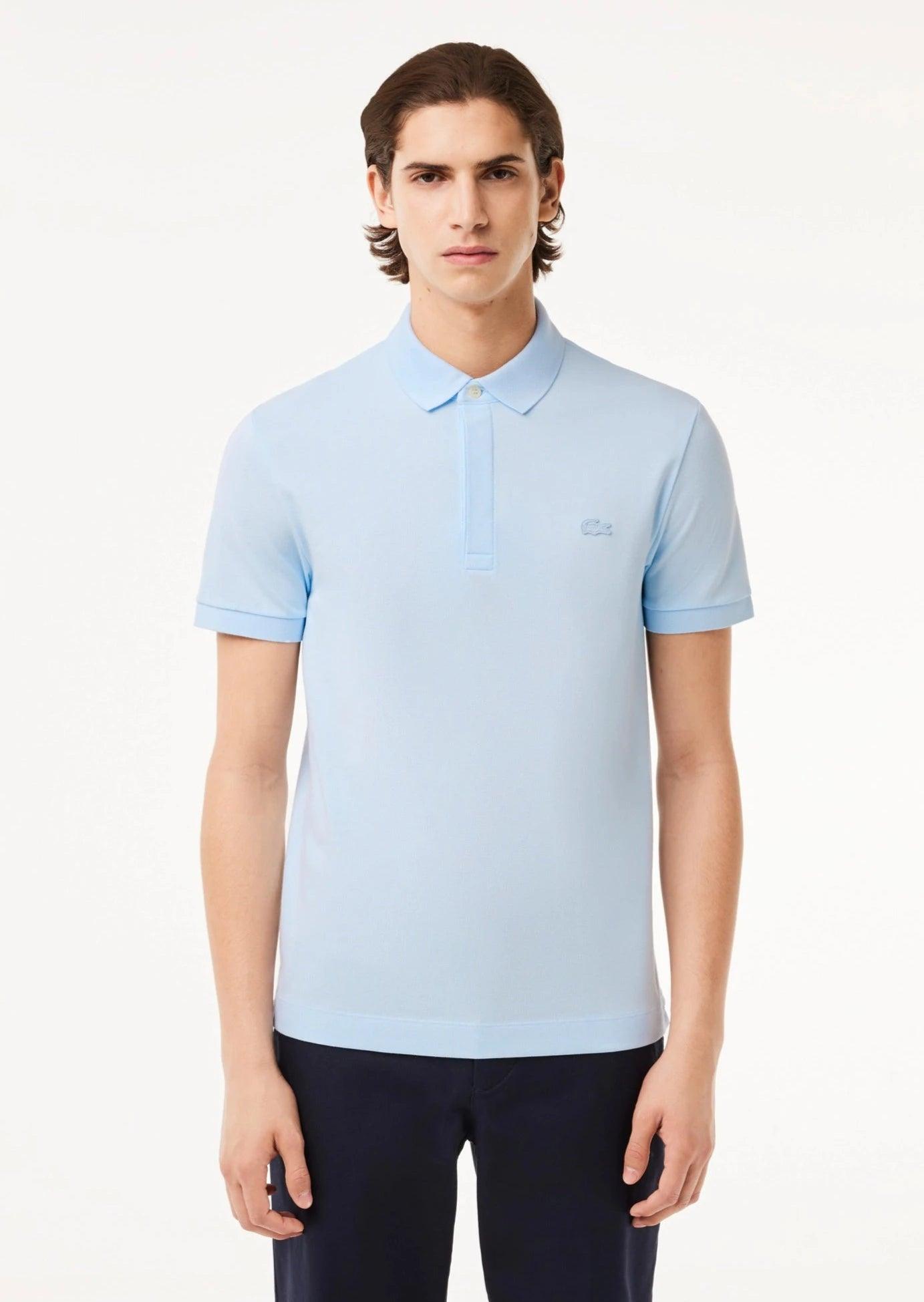 Polo Paris Lacoste bleu clair - Georgespaul