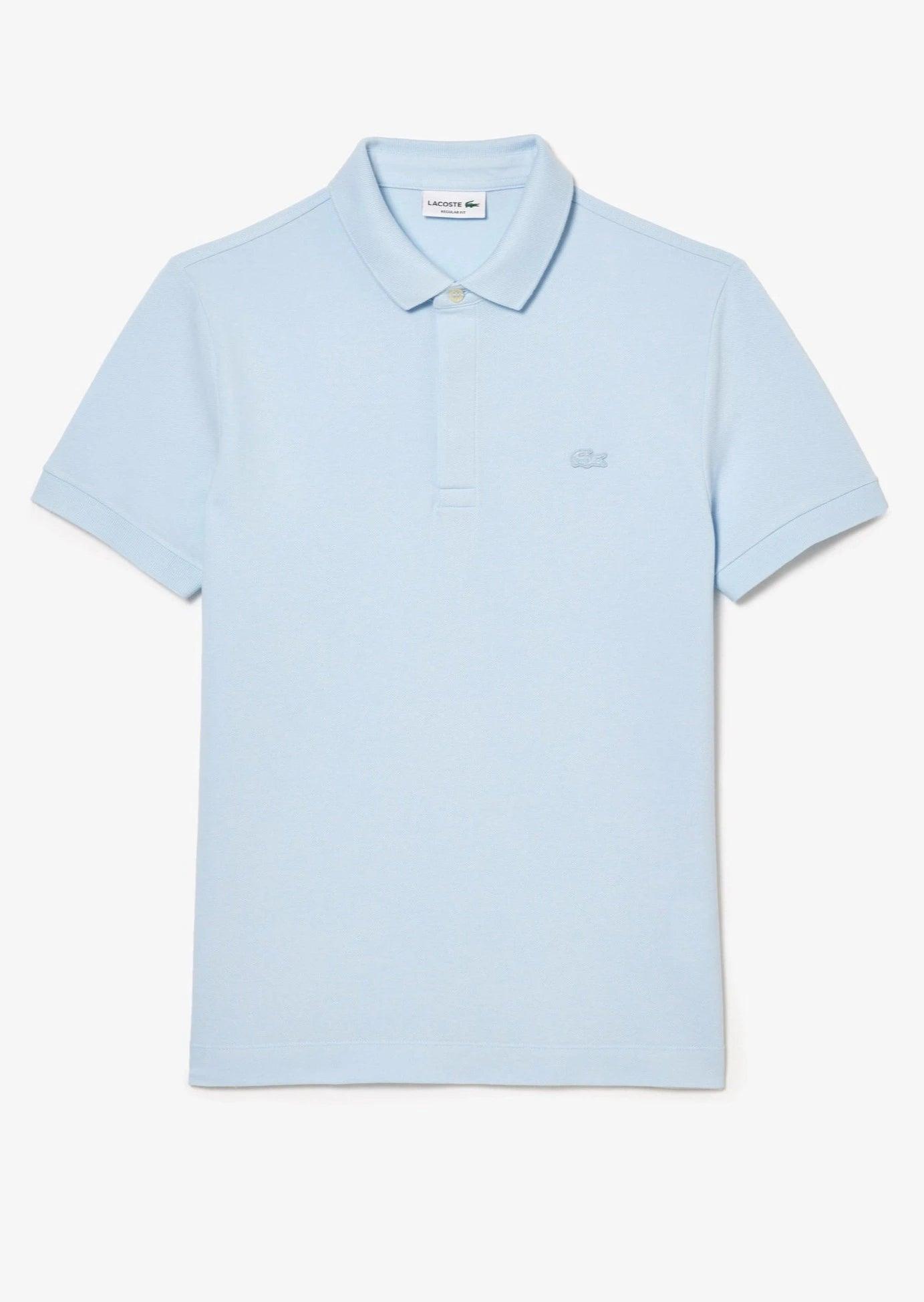 Polo Paris Lacoste bleu clair - Georgespaul