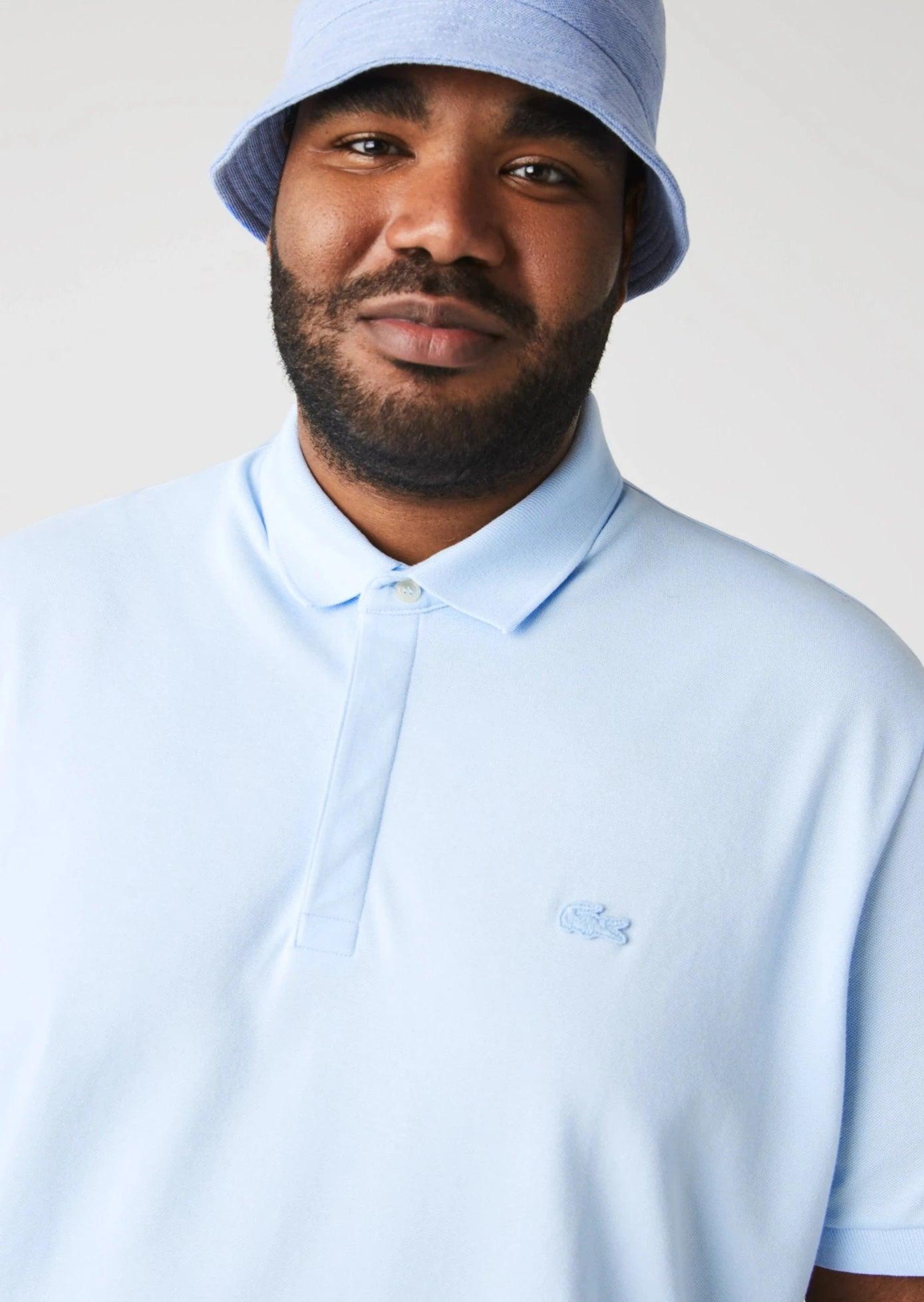 Polo Paris Lacoste bleu clair - Georgespaul