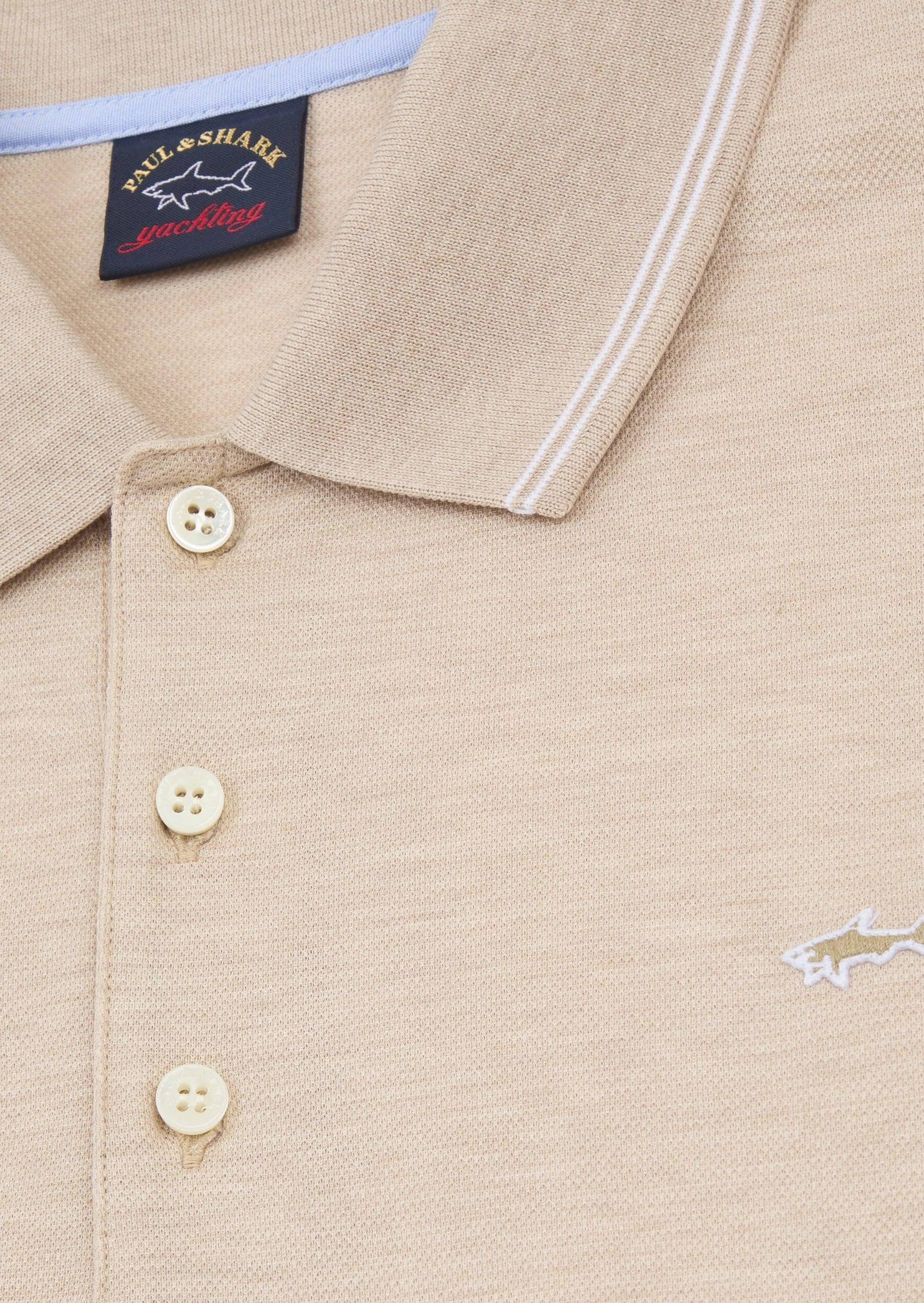 Polo Paul & Shark beige - Georgespaul