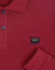 Polo manches longues Paul & Shark bordeaux - Georgespaul