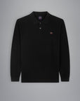 Polo manches longues Paul & Shark noir - Georgespaul