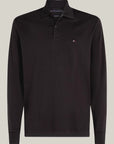 Polo manches longues Tommy Hilfiger noir | Georgespaul