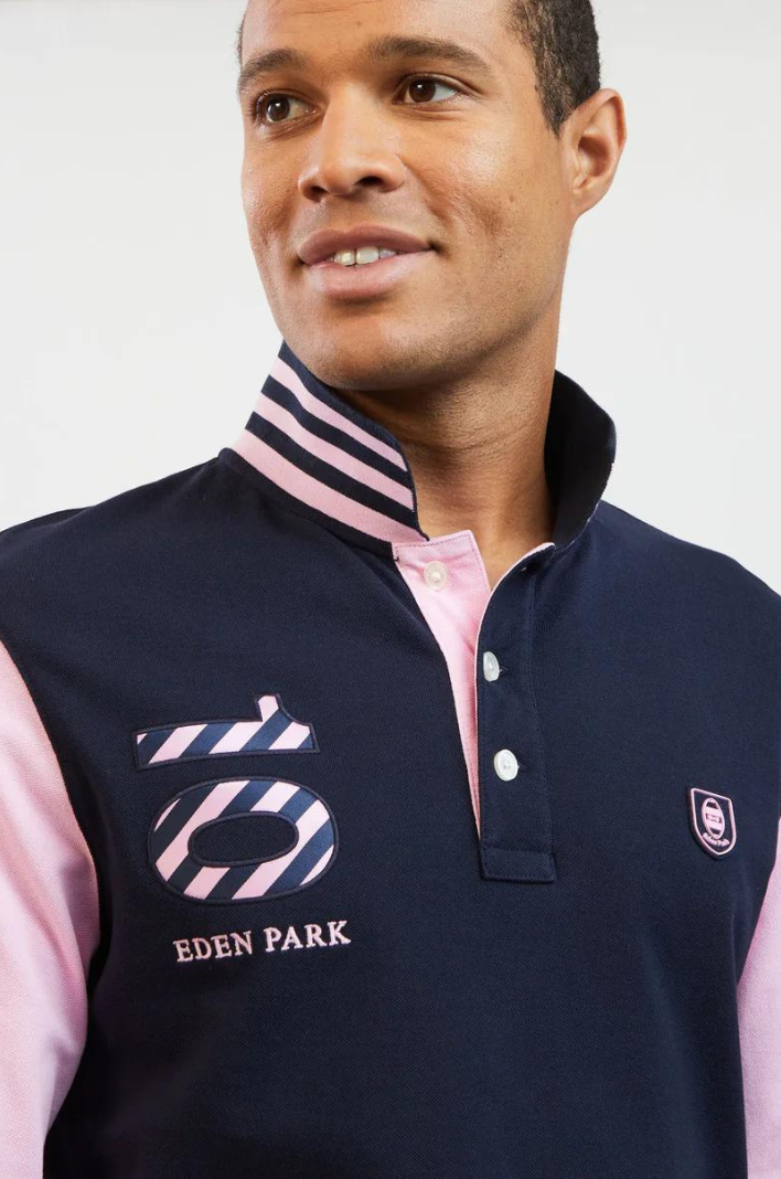 Polo colorblock Eden Park rose pour homme I Gorgespaul – Georgespaul
