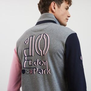 Polo homme manches longues Eden Park gris en coton I Georgespaul