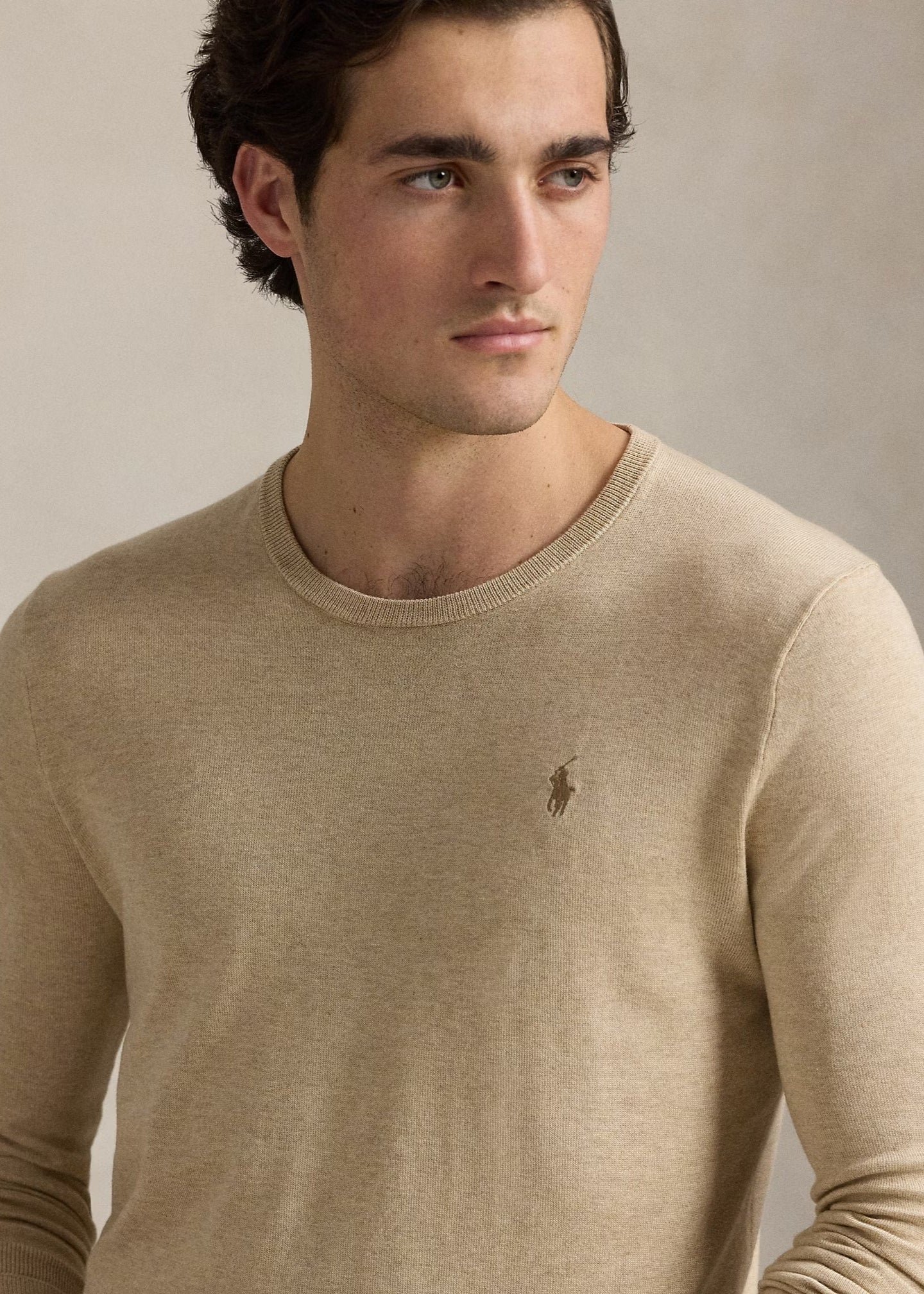 Pull Ralph Lauren beige pour homme | Georgespaul