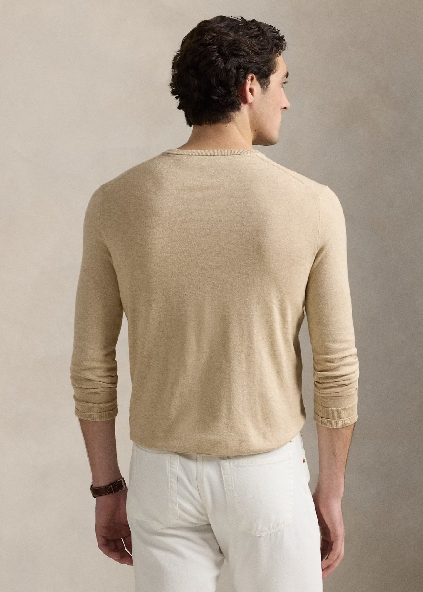 Pull Ralph Lauren beige pour homme | Georgespaul