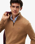 Pull-col-camionneur-beige-Tommy-Hilfiger-MW0MW28049A1L-col