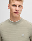 Pull BOSS beige en cachemire pour homme | Georgespaul