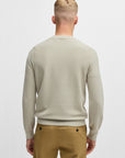 Pull BOSS beige en cachemire pour homme | Georgespaul