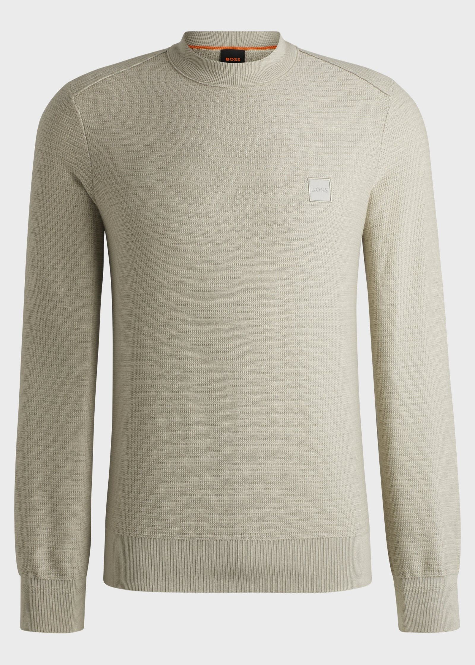 Pull BOSS beige en cachemire pour homme | Georgespaul