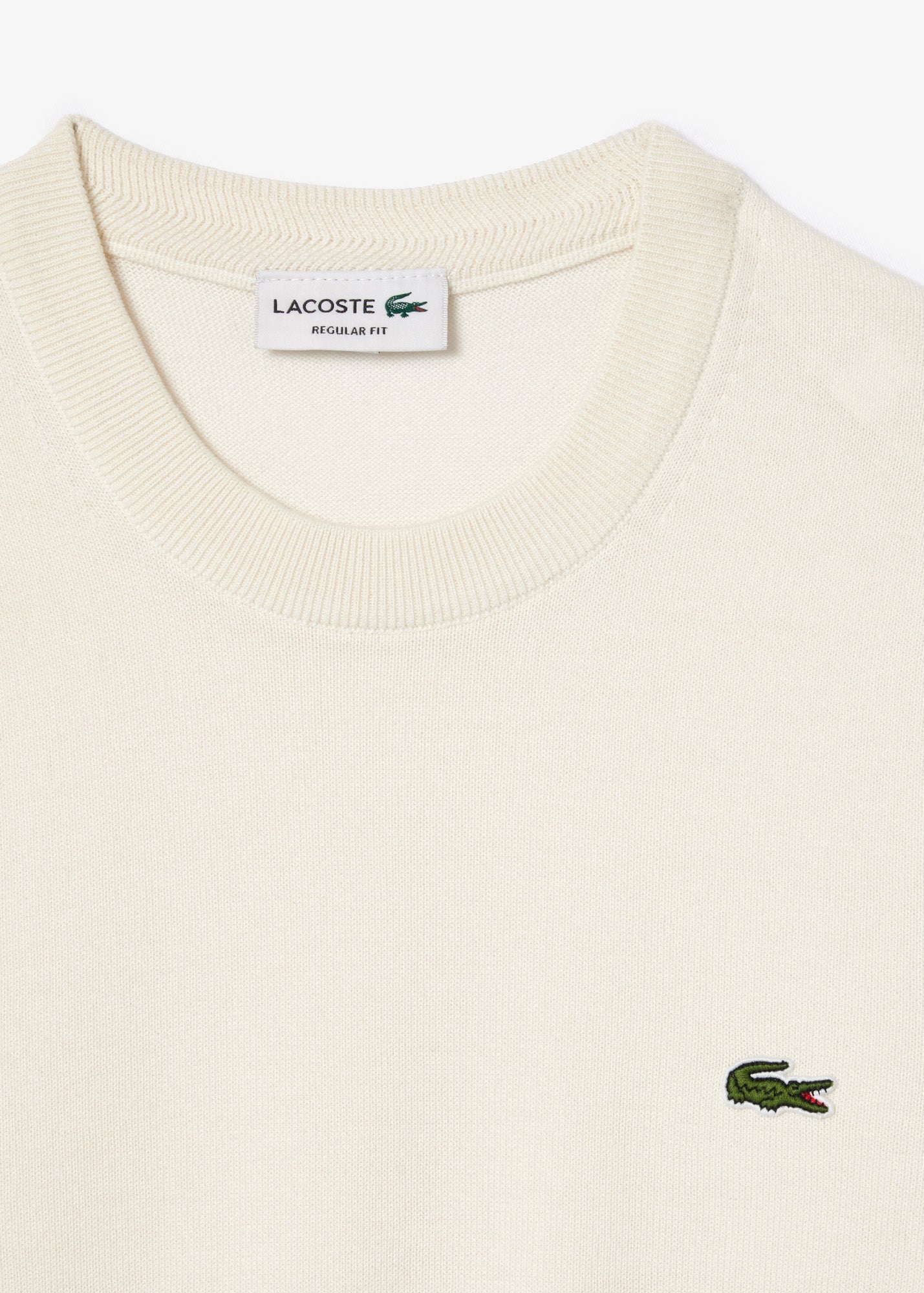 Pull Lacoste beige pour homme | Georgespaul       