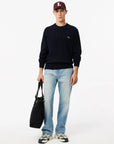 Pull Lacoste marine homme | Georgespaul            