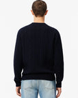 Pull Lacoste marine homme | Georgespaul            