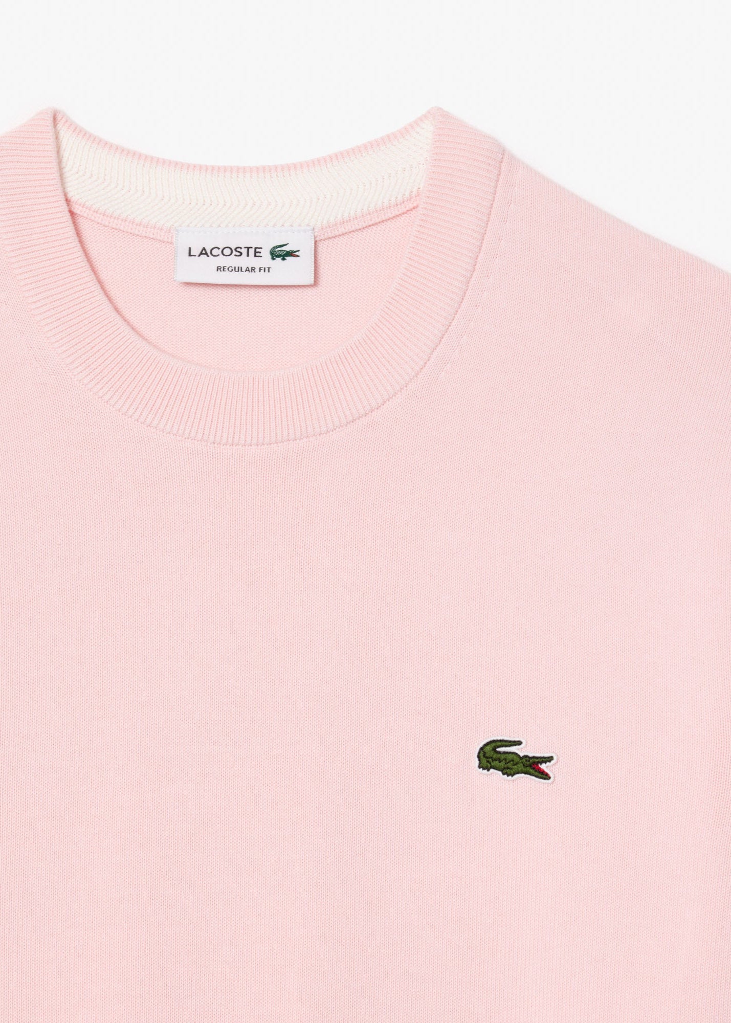 Pull Lacoste rose pour homme | Georgespaul