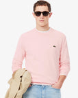 Pull Lacoste rose pour homme | Georgespaul