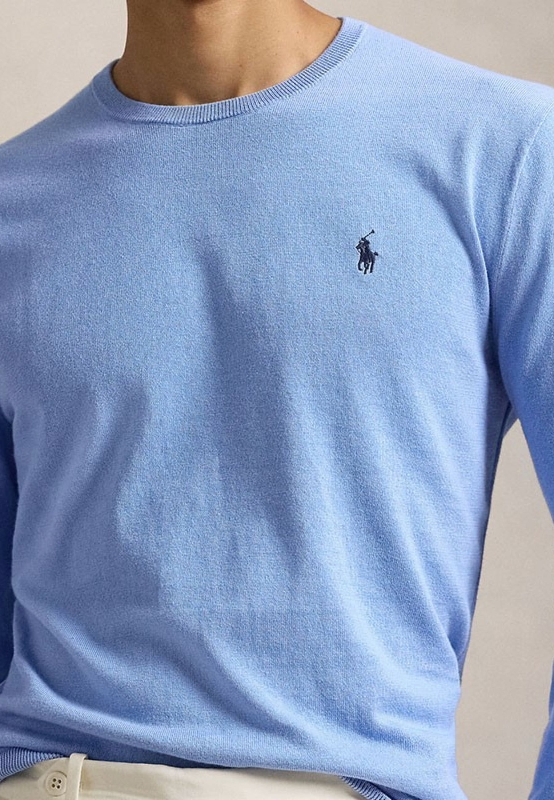 Pull Ralph Lauren bleu pour homme | Georgespaul