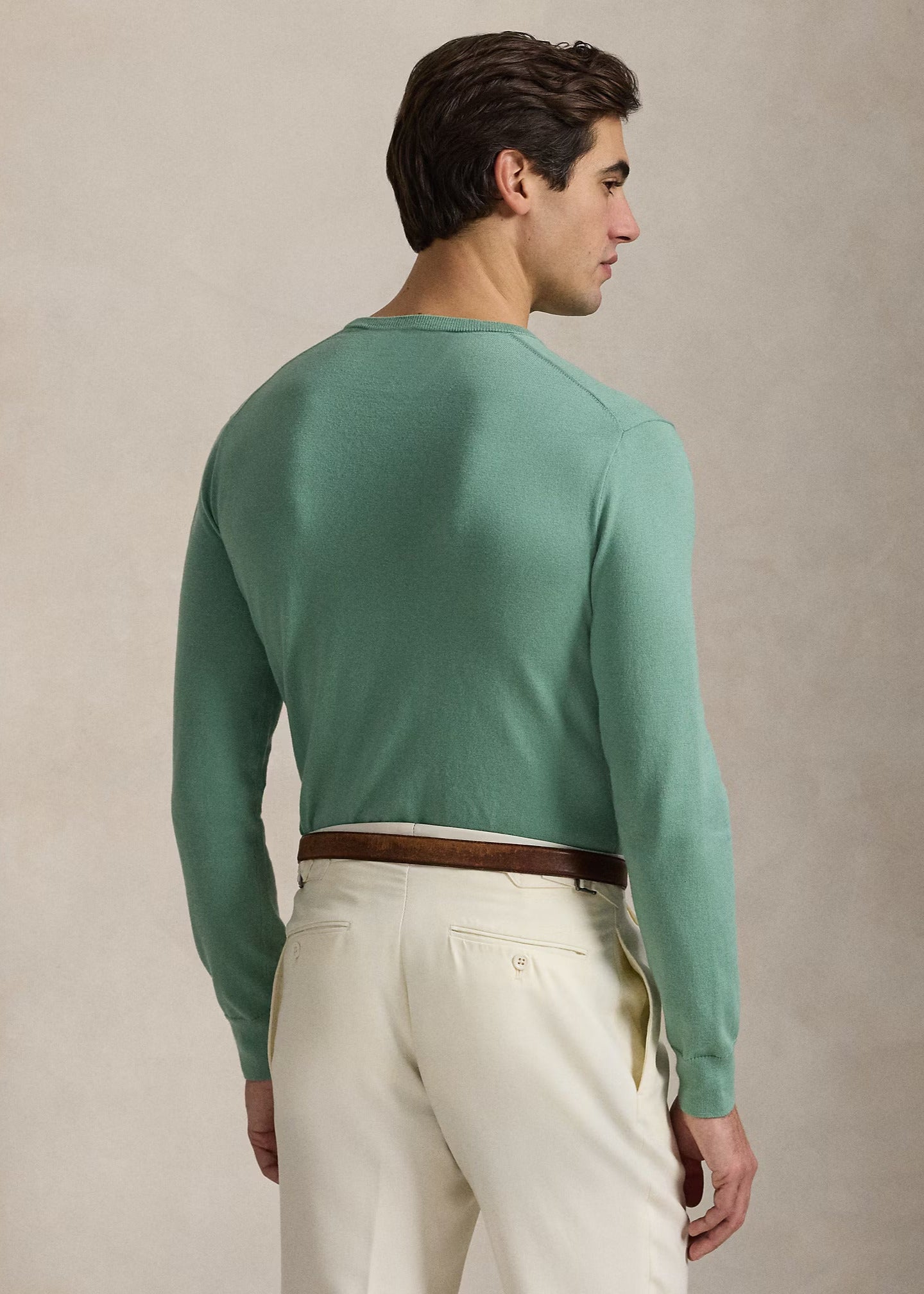 Pull Ralph Lauren vert pour homme | Georgespaul    