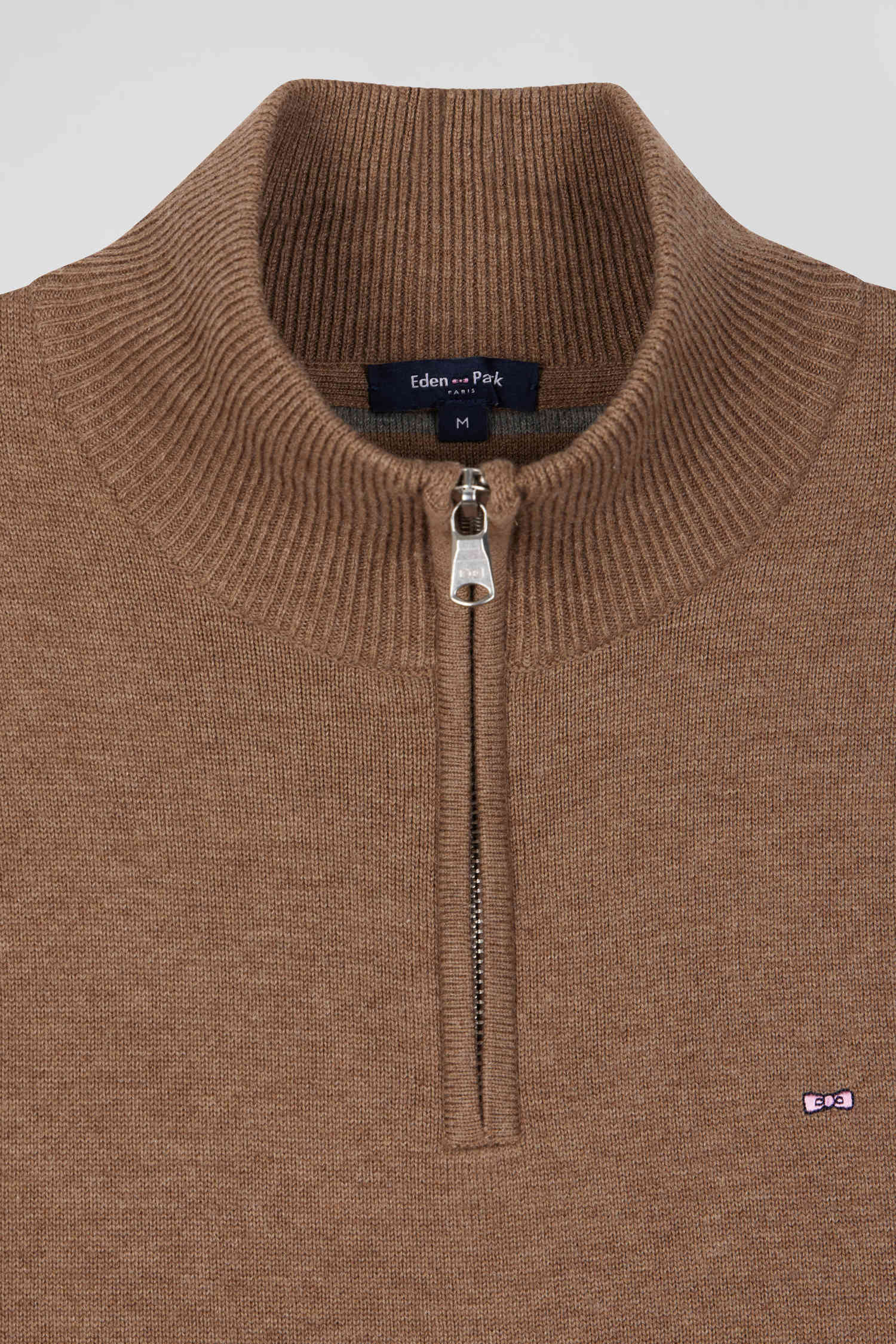 Pull camionneur Eden Park marron pour homme | Georgespaul