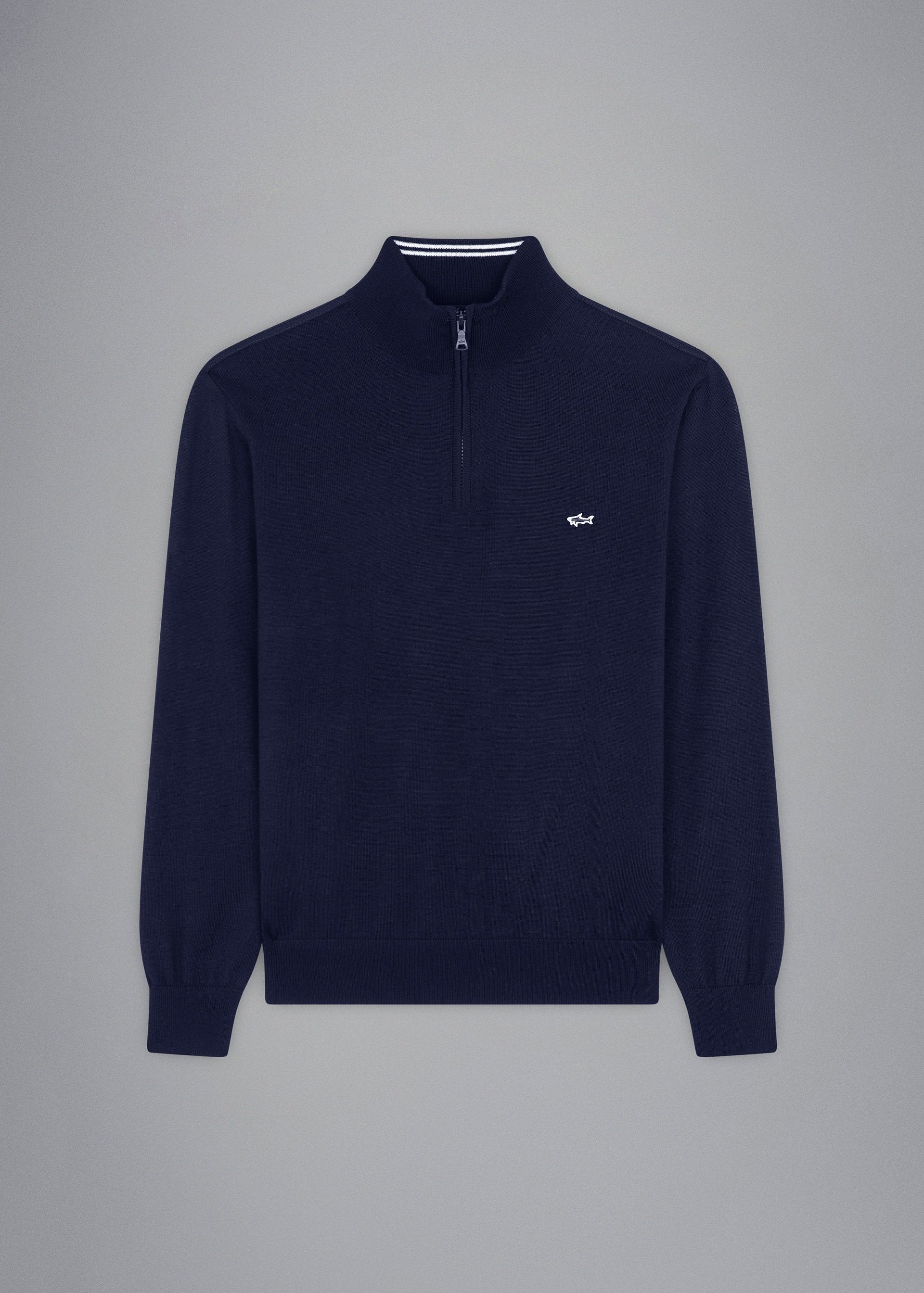 Pull camionneur Paul &amp; Shark marine en laine pour homme | Georgespaul