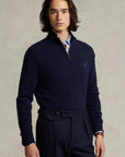 Pull camionneur Ralph Lauren pour homme marine | Georgespaul