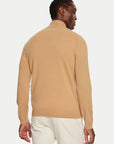 Pull camionneur BOSS beige en laine pour homme | Georgespaul