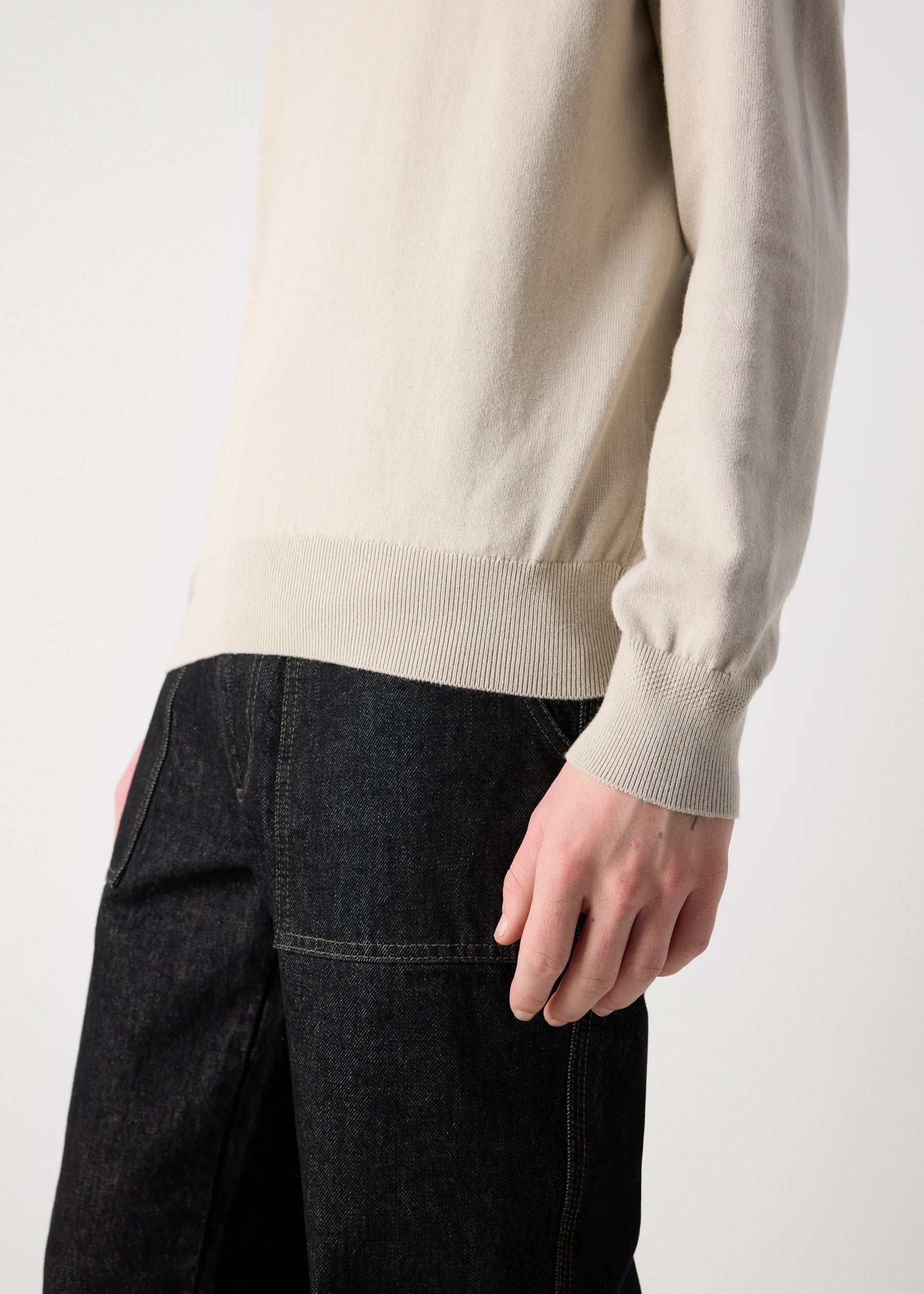 Pull camionneur BOSS beige pour homme | Georgespaul