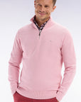 Pull camionneur Eden Park rose pour homme | Georgespaul 