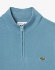 Pull camionneur Lacoste bleu pour homme | Georgespaul 