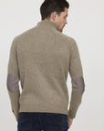 Pull camionneur Lee Cooper beige en laine pour homme | Georgespaul