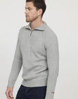 Pull camionneur Lee Cooper gris en laine pour homme | Georgespaul