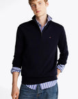 Pull camionneur Tommy Hilfiger marine | Georgespaul 