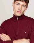 Pull camionneur Tommy Hilfiger rouge | Georgespaul 