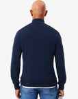 Pull camionneur homme Lacoste marine en coton bio | Georgespaul