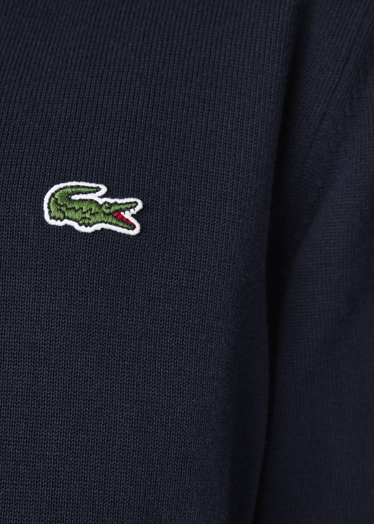 Pull camionneur homme Lacoste marine en coton bio | Georgespaul